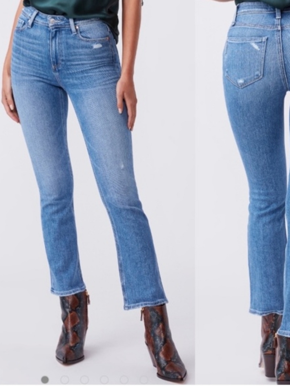 Paige Claudine High Rise Ankle Flare Jeans